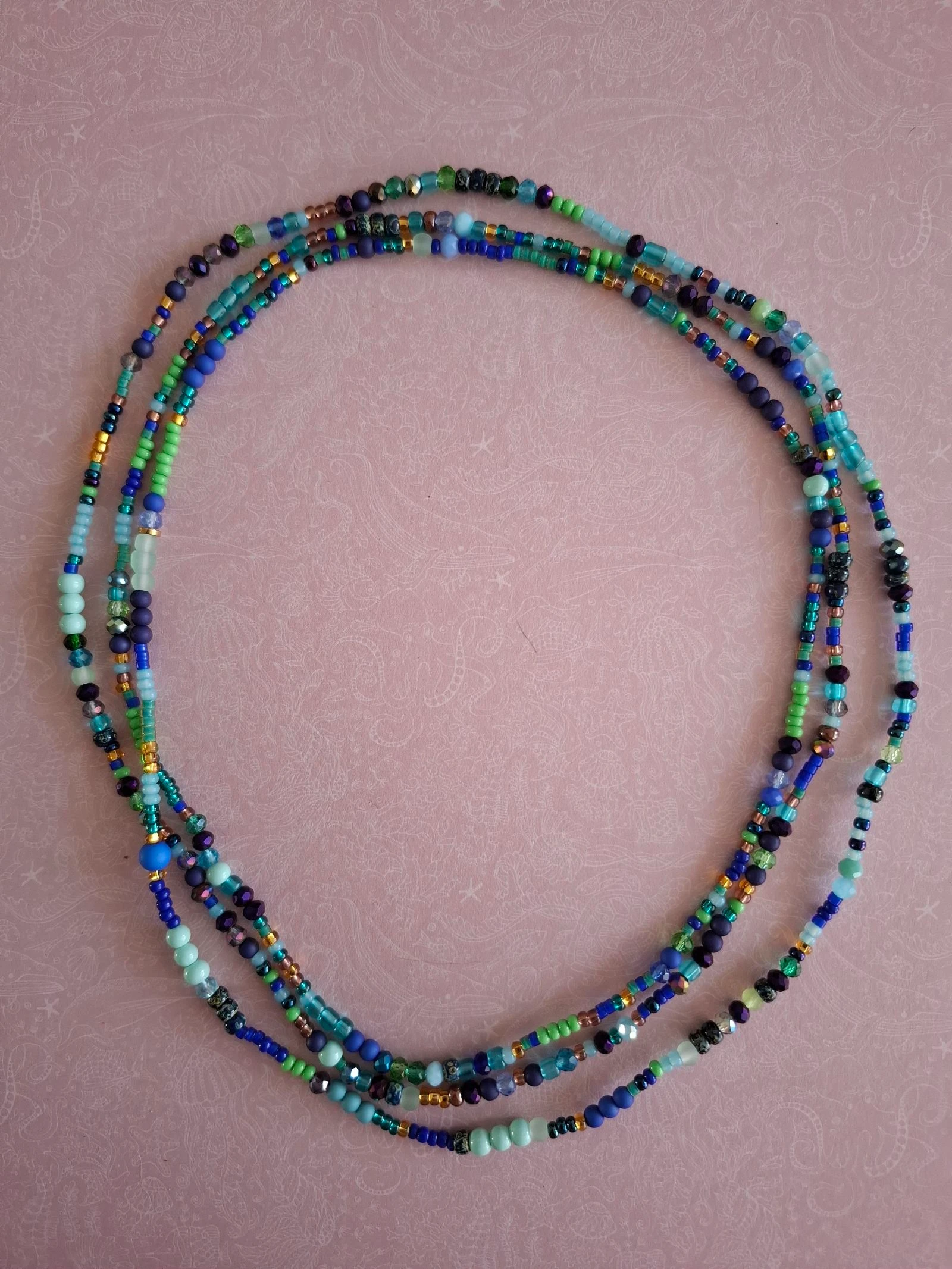 Pulsera/pulsera envolvente azul – photo 3